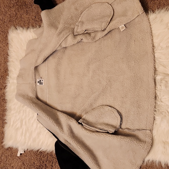 THE ROCKN REV WOMEN FAUX FUR FLEECE COAT OUTWEAR WARM LAPEL BIKER MOTOR AVIATOR - Picture 4 of 12